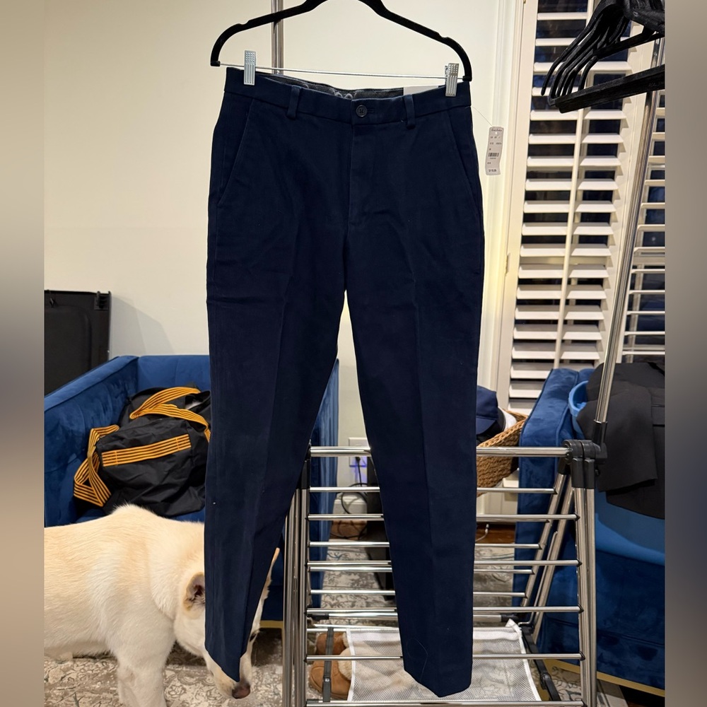 NWT dark blue twill Brooks Brothers pants